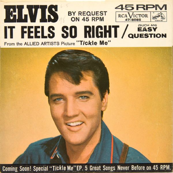 Elvis Presley "Easy Question"/"It Feels So Right" 45  